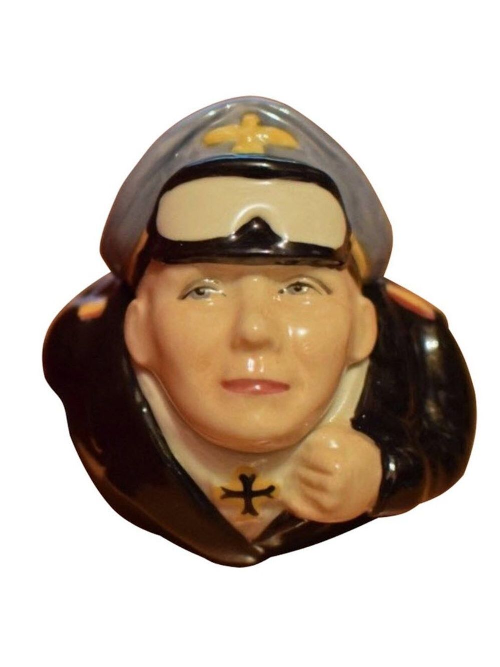 Vintage keven Francis General Rommel Face pot